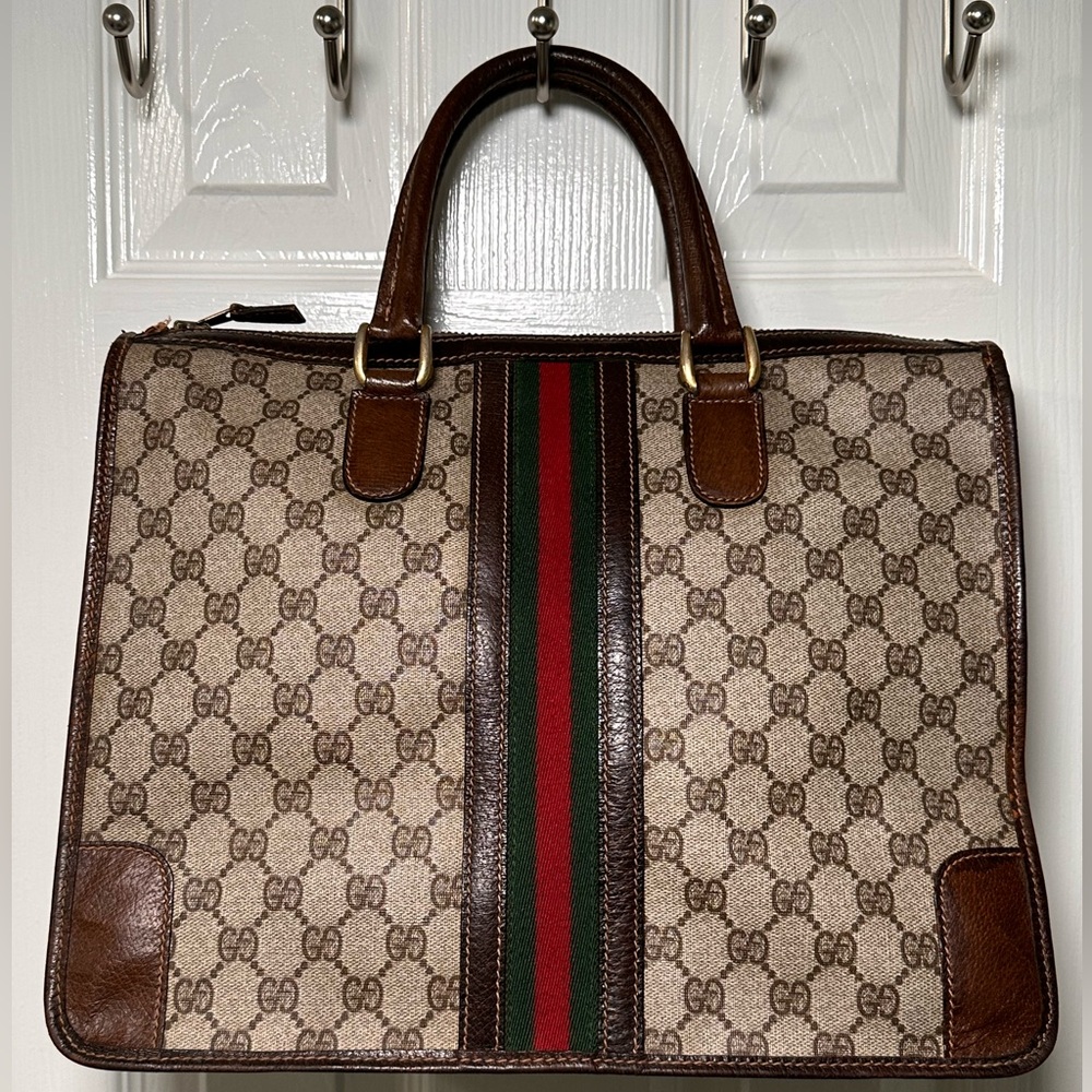 Gucci Brown and Green Women's Bag